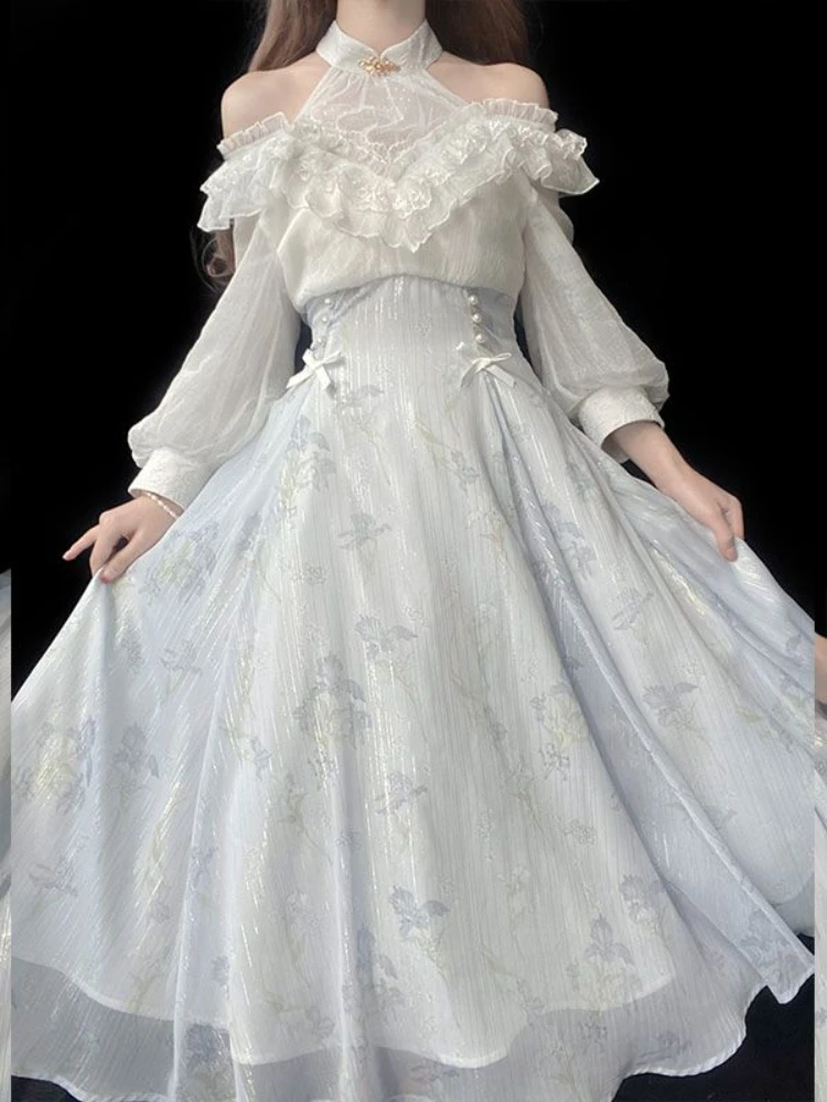 Vestido Midi Floral Lolita Cor - French Vintage Floral Midi Dress reseña y precio
