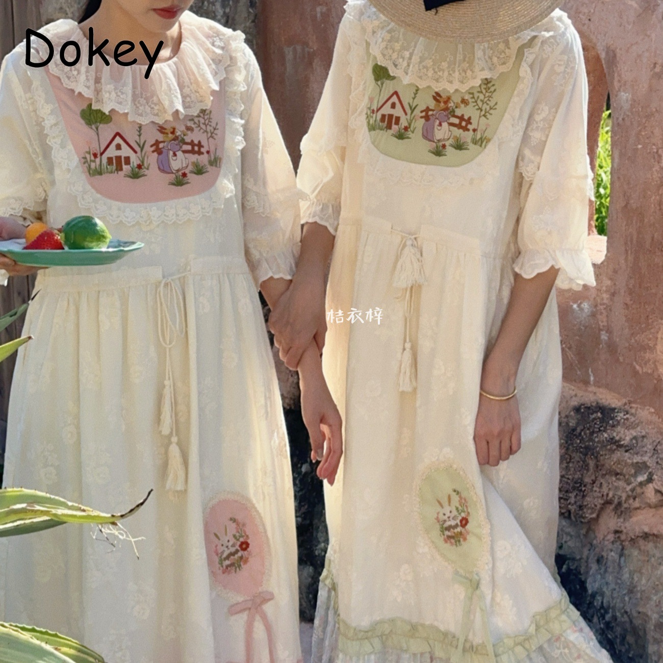 Vestido Midi Vintage con Borda - French Vintage Floral Midi Dress reseña y precio