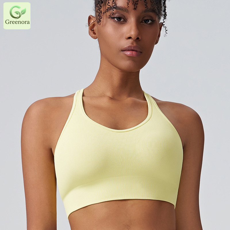 Sujetador Deportivo Acanalado  - Seamless Ribbed Workout Tank Top reseña y precio
