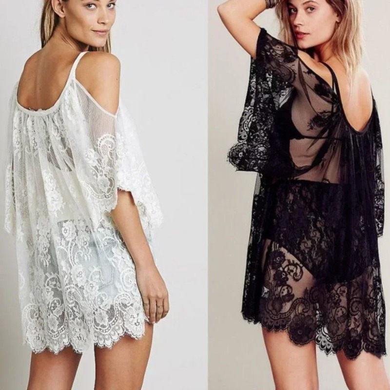Vestido de Playa Sexy de Encaj - Boho Summer Beach Maxi Dress reseña y precio