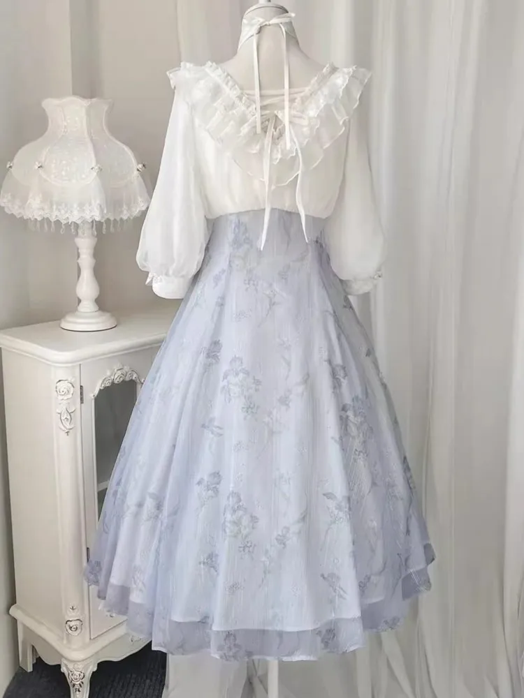 Elelgant mujeres verano francé - French Vintage Floral Midi Dress reseña y precio