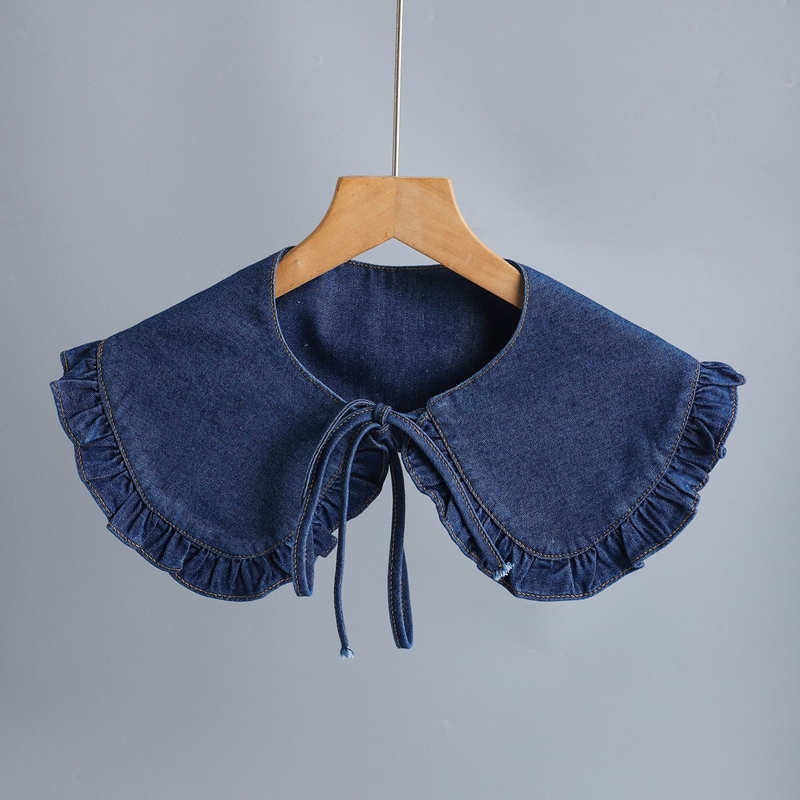 Cuello falso con volantes de m - Blouses reseña y precio