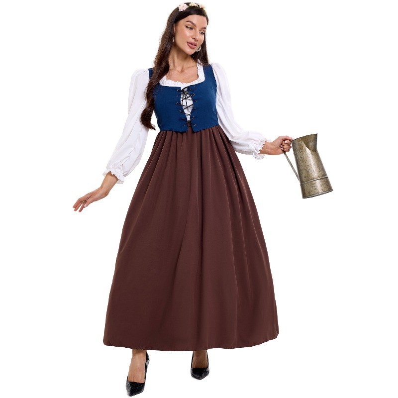 Traje de campesina vintage par - Tops reseña y precio