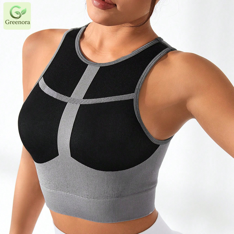 Sujetador deportivo sin costur - Seamless Ribbed Workout Tank Top reseña y precio