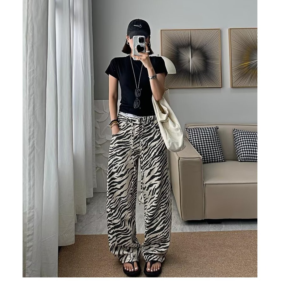 Jeans de mujer con estampado d - Jeans reseña y precio